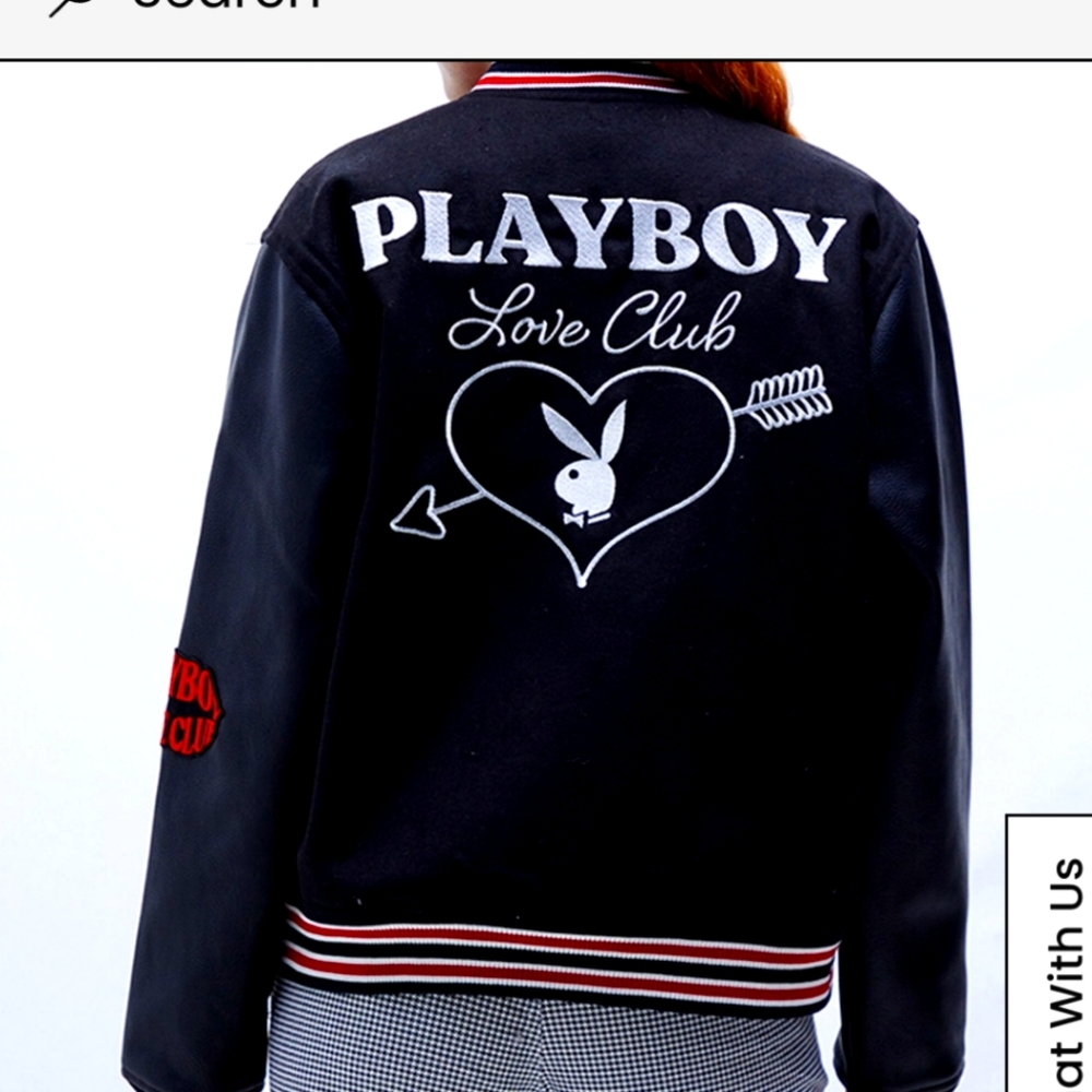 Sold out Playboy Varsity Jacket.